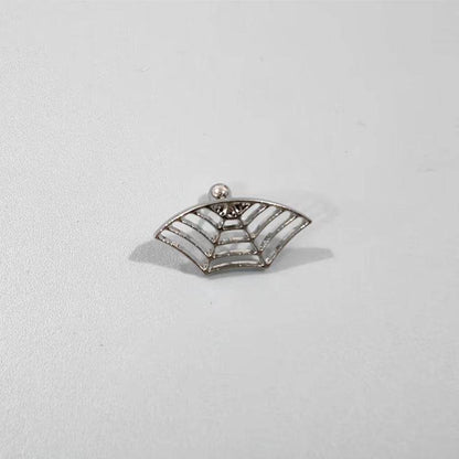 Spider Web Stud Earrings Personality Halloween Horror