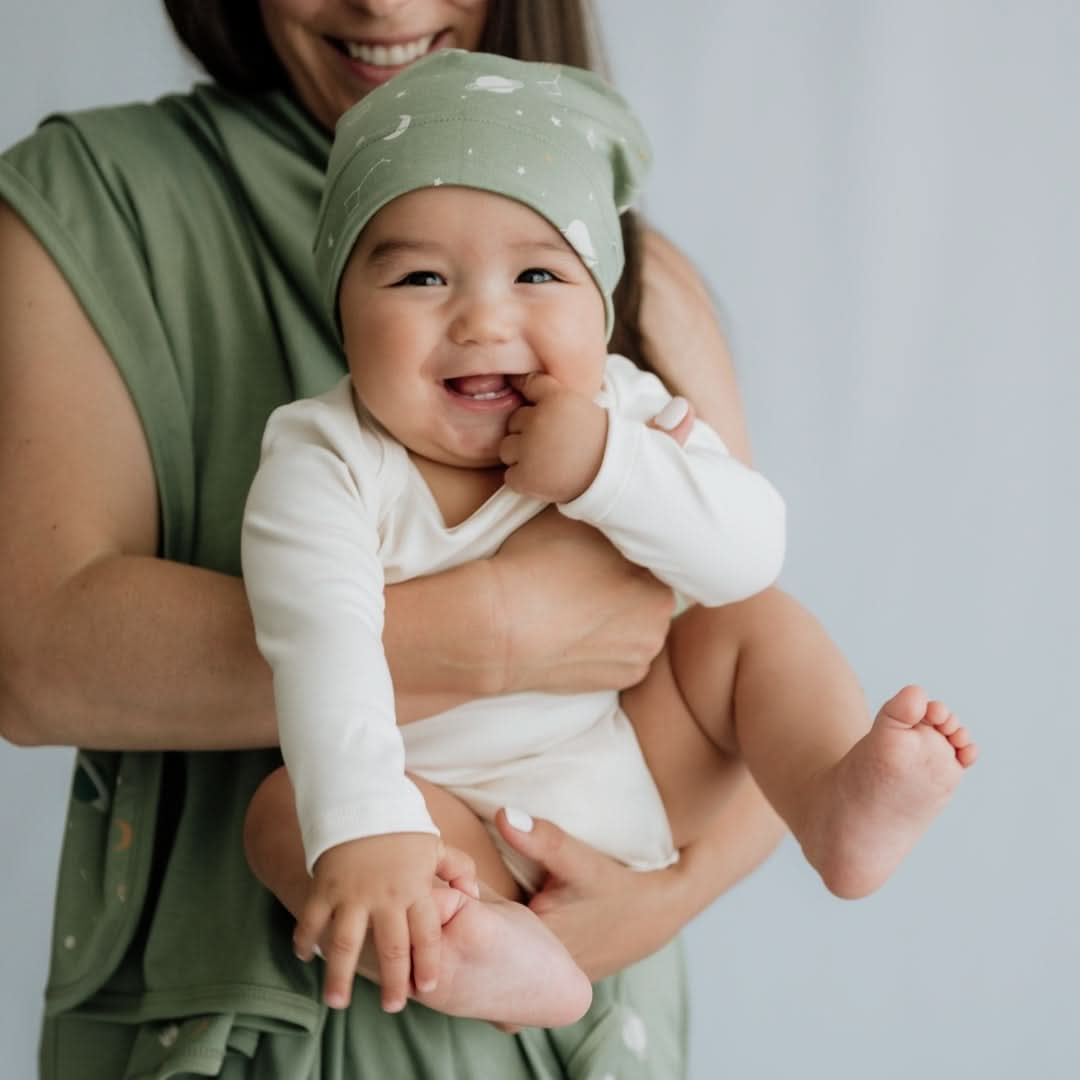 Bamboo Baby Long-Sleeved Onesie | Outer Space