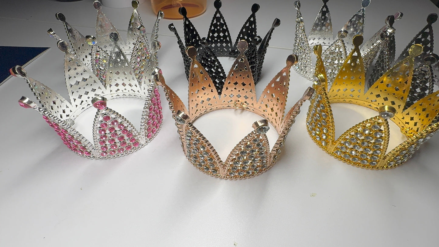 Tumbler Crown - Sparkle Rhinestone Topper