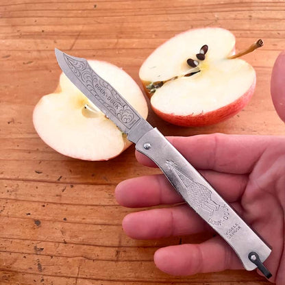 Douk-Douk Original Utility Pocket Knife 160mm, Carbon Steel Blade, Chromed Handle