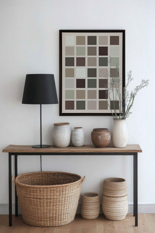 ORGANIZED TONES, Œuvre sur toile tendue