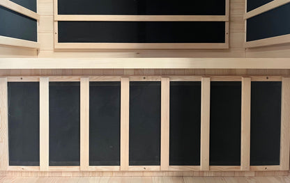 Blisspod | Vienne | Sauna infrarouge lointain en bois de pruche du Canada, très faible champ électromagnétique, 4 chauffages – 2 personnes