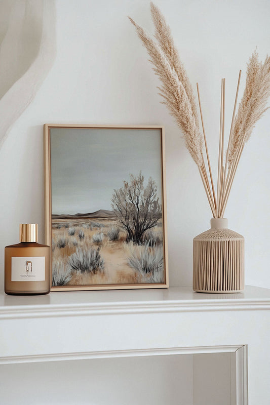 DOUCEUR ARIDE, Œuvre sur toile tendue