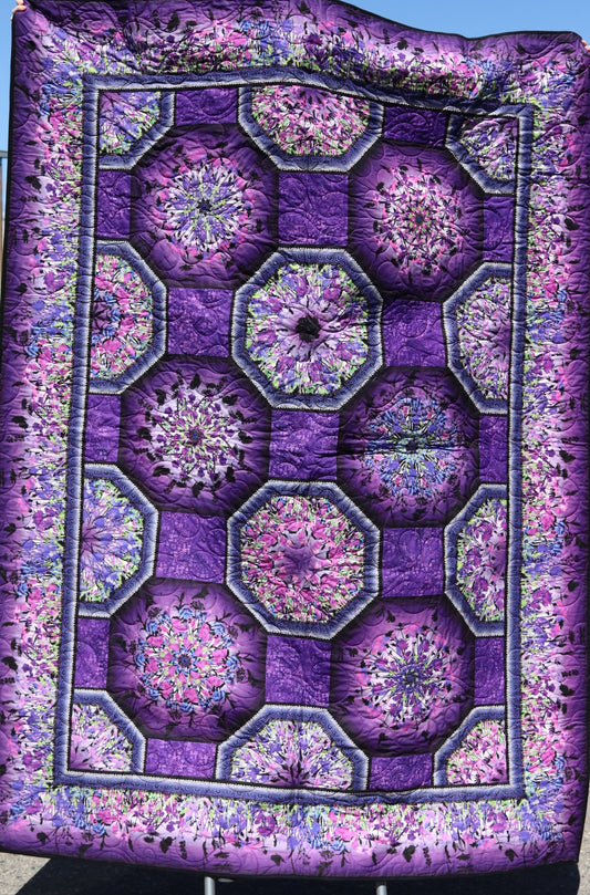 Store Sample- Twin Quilt- Hexagons