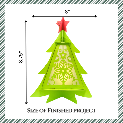 CrafTreat DIY Paper Lanterns - Christmas Tree