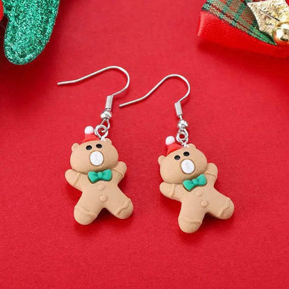 Creative Cartoon Christmas Earrings Fashion