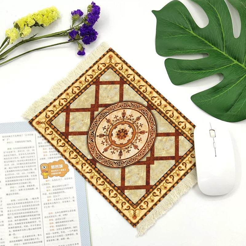 Office mouse pad, Suede fringe mouse pad Hot rubber  Bohemian style