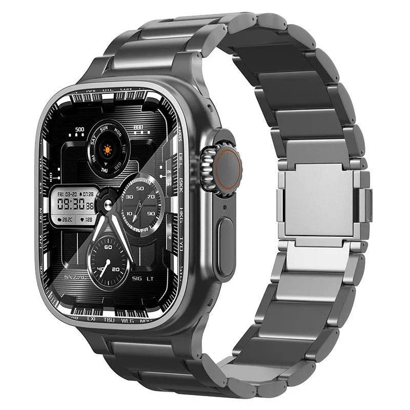 Women's Electronic Magnetic Snap Titanium Alloy Watch Strap