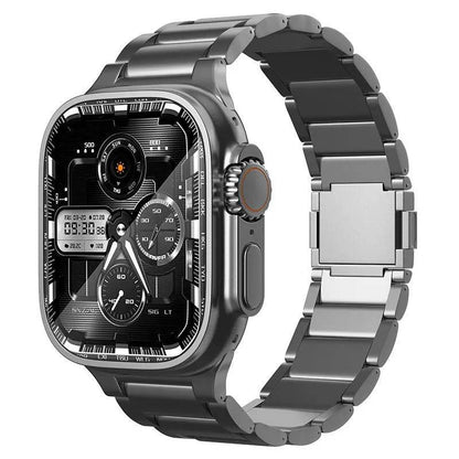 Women's Electronic Magnetic Snap Titanium Alloy Watch Strap