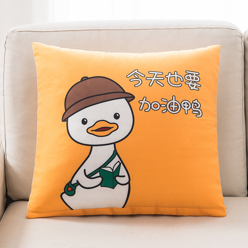 Cute Decorative Throw Pillow – Soft Plush Sofa Cushion for Living Room, Bedroom & Bedside