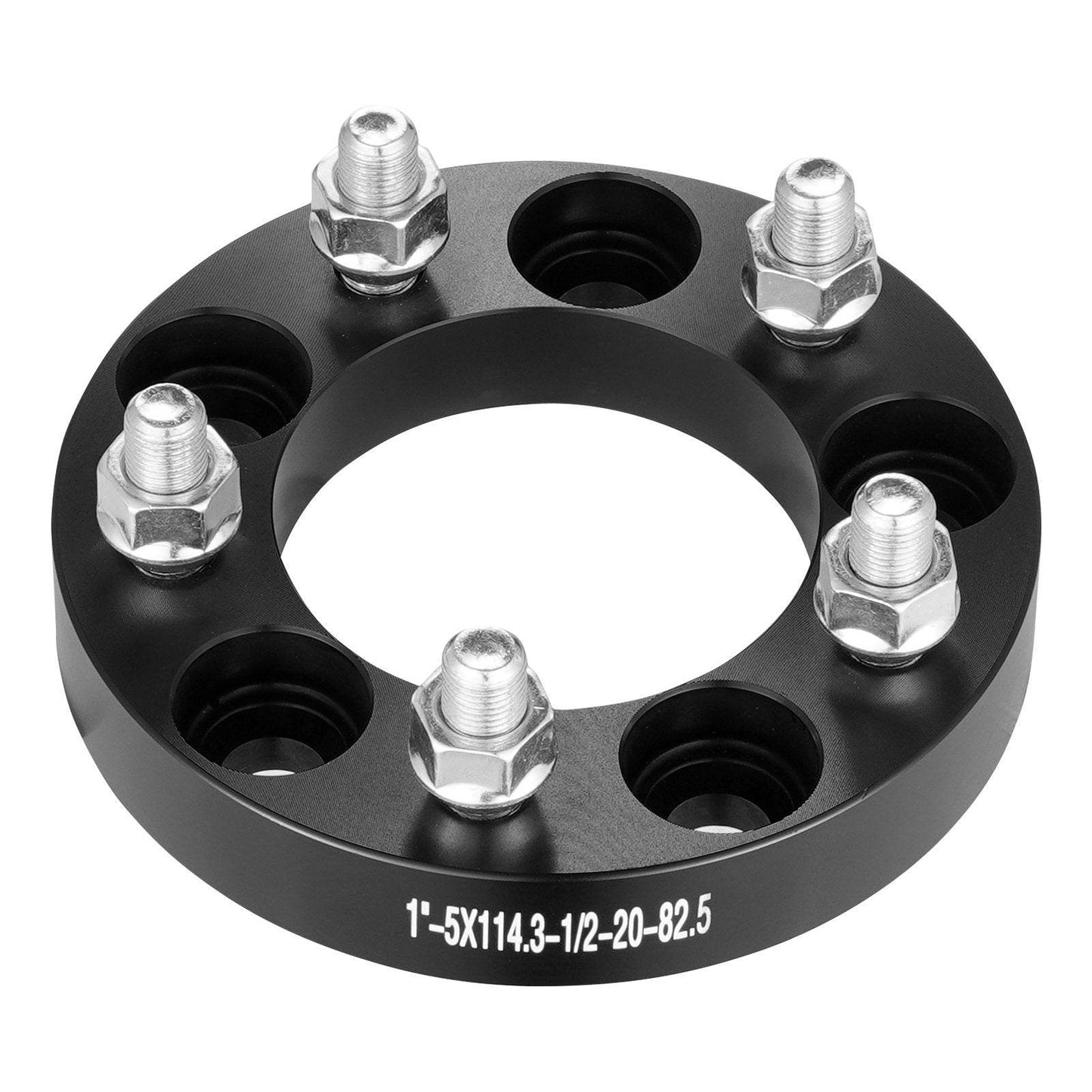 Wheel Spacers Wheel Adapters 5 Lug Forged Spacer 4 PCS Black