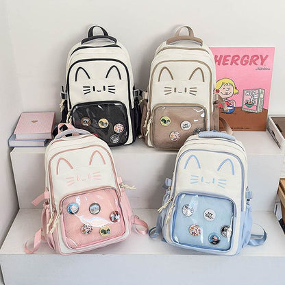 Cartoon Campus Backpack for Girls – Japanese Style