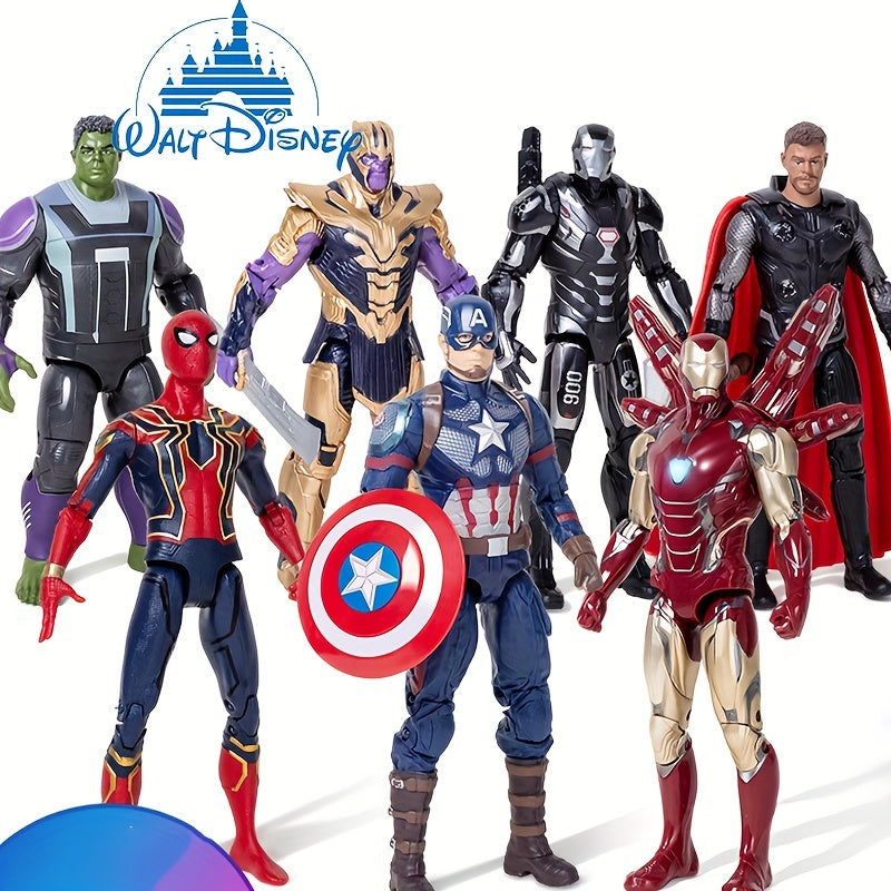 Disney Heroes 7-Inch Collectible Figures - Adjustable & Rotatable, Perfect For Birthday & Holiday Gifts, Ume Brand