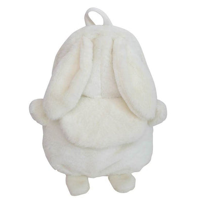 Mini sac à dos lapin en peluche tendance et mignon pour filles