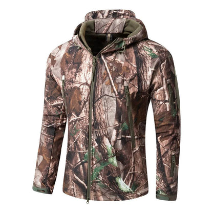 Soft Shell Jacket Plus Size Windproof And Warm Outdoor Mountaineering