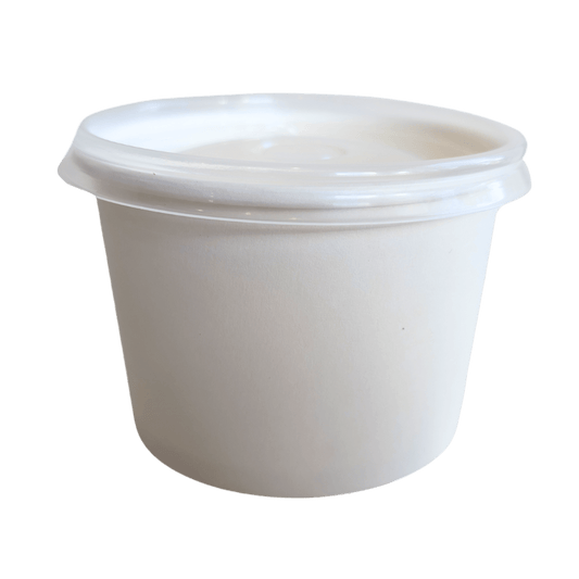 8 oz White Paper Soup Cups