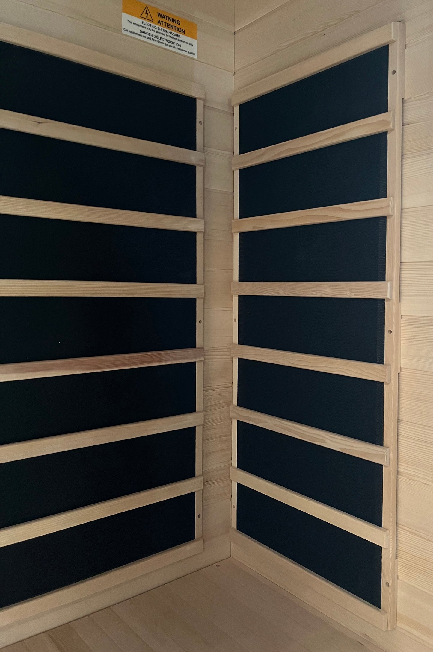 Blisspod | Vienne | Sauna infrarouge lointain en bois de pruche du Canada, très faible champ électromagnétique, 4 chauffages – 2 personnes