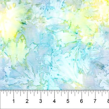 Banyan Batiks - Sugar Crystals - Aqua Cream - 80515-60