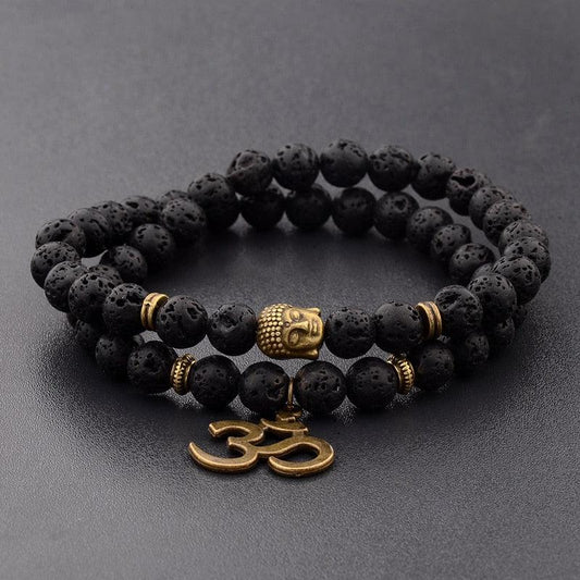 Bracelet Bouddha Rétro en Perles