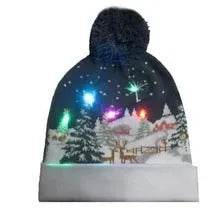 Bonnet de Noël lumineux à LED