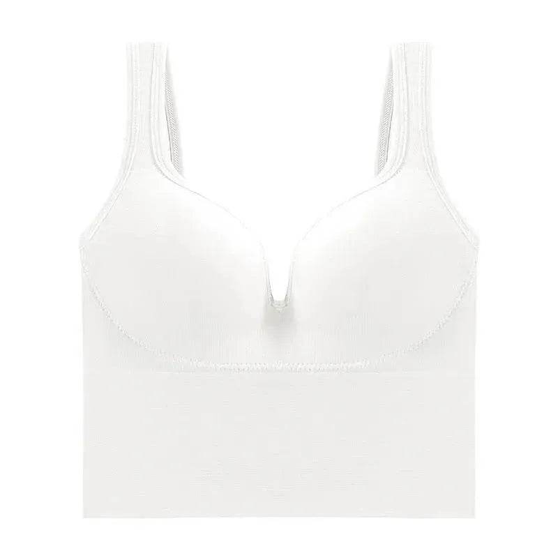 Acheter un débardeur avec soutien-gorge push-up intégré Débardeur caraco Soutien-gorge haut tendance