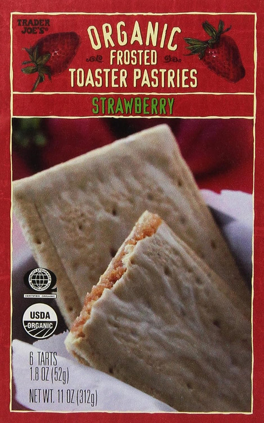 Pâtisseries grillées givrées biologiques Trader Joe's, fraise, 312g