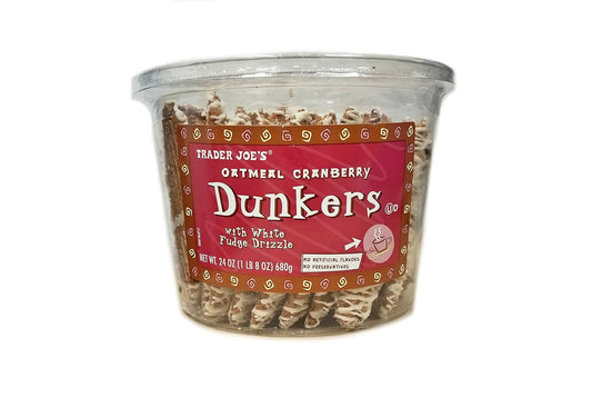 Trader Joe's Oatmeal Cranberry Dunkers, 680 g