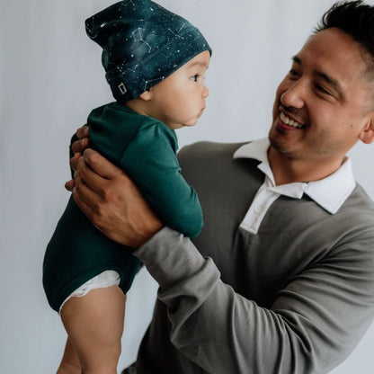 Bamboo Baby Long-Sleeved Onesie | Twilight Grove