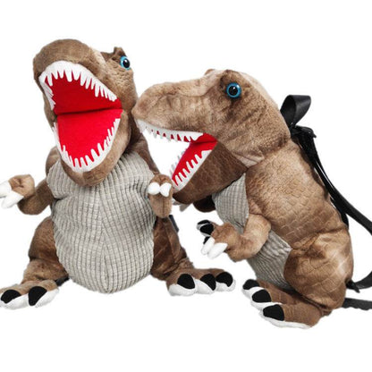 Kids Creative Cute Plush Dinosaur Cartoon Backpack
