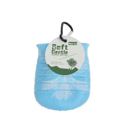 2 en 1 Nettoyeur de Pattes pour Chien Tasse Douce Brosse de Lavage Portable pour Pattes de Chien Seau de Nettoyage de Pattes pour Animaux de Compagnie Produits pour Animaux de Compagnie