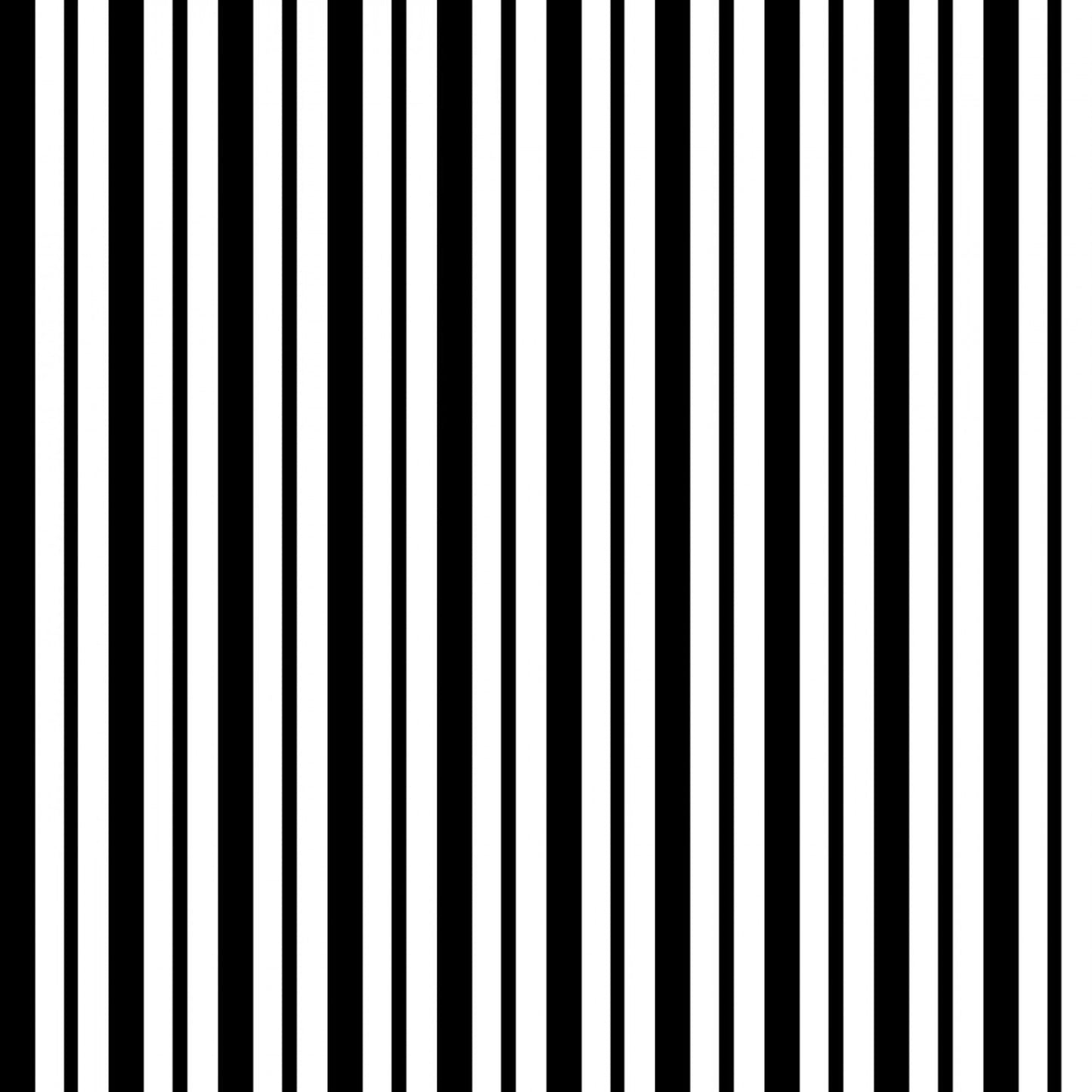 Maywood Studios Kimberbell Basic - Black Mini Awning Stripe