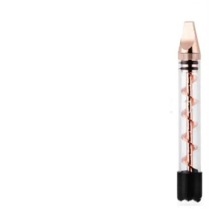 Creative And Simple Dry-burning Atomizer Spiral Pipe Glass Blunt