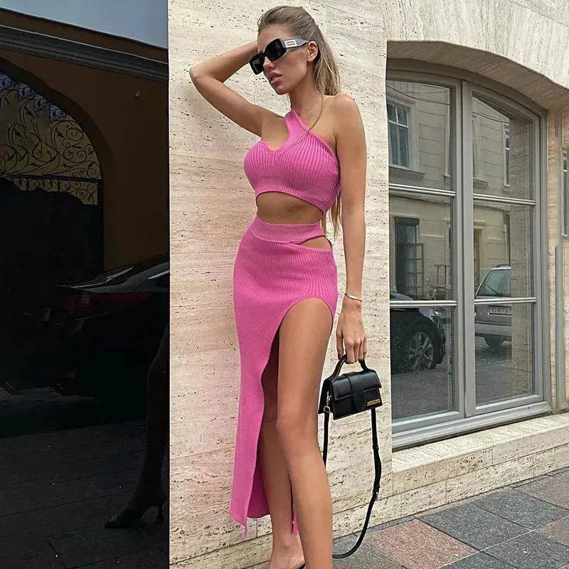2pcs skirt set for women y2k Bodycon skirt suit
