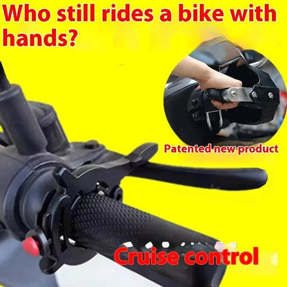 Motorcycle Throttle Grip CNC Aluminum Lock Assist Retainer Universal Cruise Control Bike Throttle Wrist Grip Handle Bar