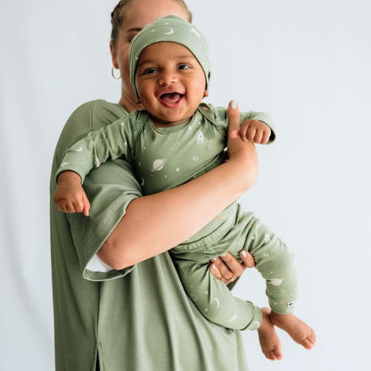 Bamboo Baby Long-Sleeved Onesie | Night Sky