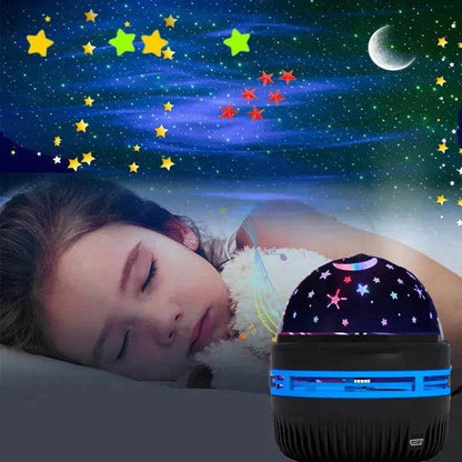 Projecteur de lumière LED Mini boule de cristal magique ciel étoilé