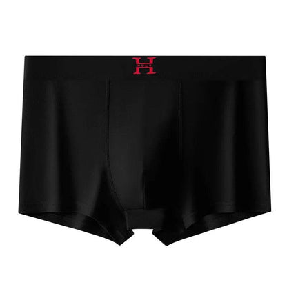 Men's Cotton Spandex Breathable HOLY Boxer Briefs underwear Mid wast