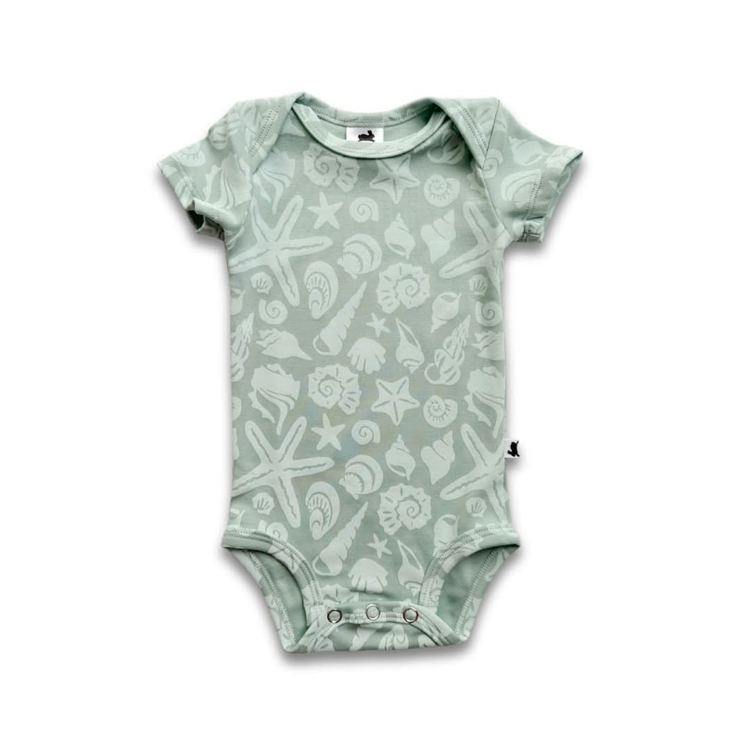 Bamboo Baby Short-Sleeved Onesie | Coastal Keepsakes