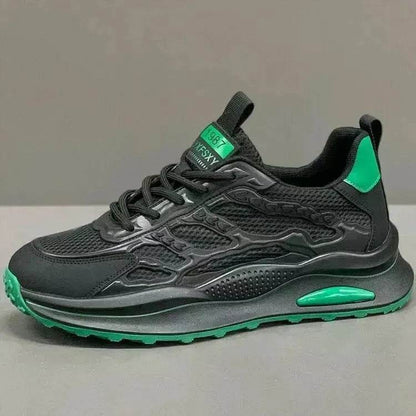 White Laceup Sneakers Fashion Breathable Mesh Flat Shoes Lightweight Versatile Casual Running Walking Shoes