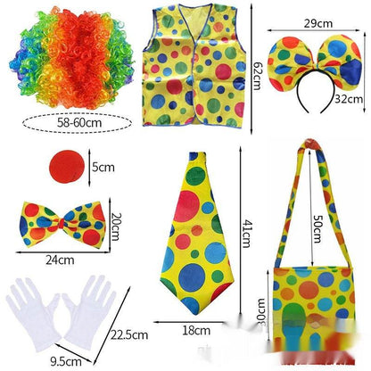 Halloween Clown Wig Dress Up Costume