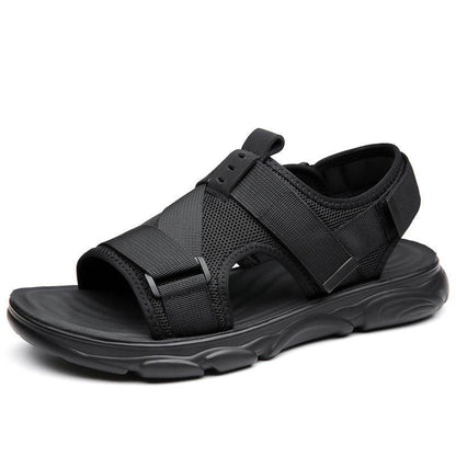 Men's Soft Bottom Non-slip All-matching Outer Wear Roman Beach Shoes