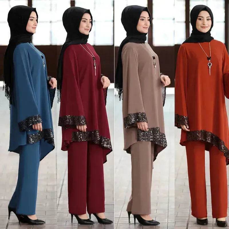 Co ord set  for Arabwomen Two piece outfit for Arabwomen Hijab Suit for Women