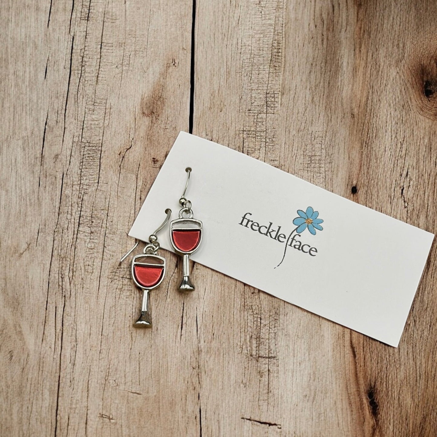 Boucles d'oreilles pour amateurs de vin