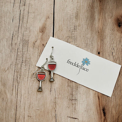Boucles d'oreilles pour amateurs de vin