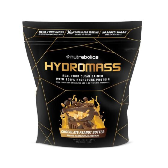 Nutrabolics HydroMass 3lbs - Efficient Mass Gainer