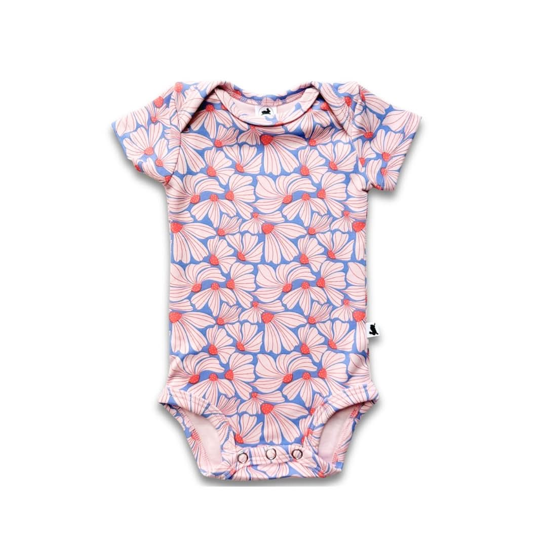 Bamboo Baby Short-Sleeved Onesie | Sunkissed