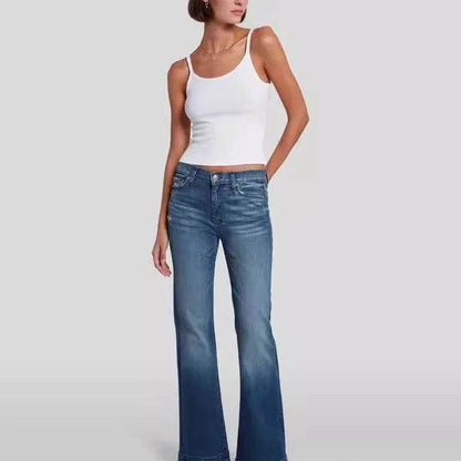 Retro Hip Lifting Stretch Bootcut Jeans Pants women