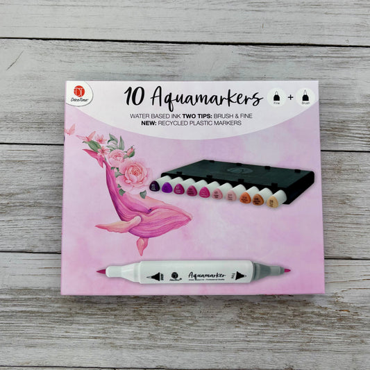 Deco Time Aquamarkers - Floral Dreams