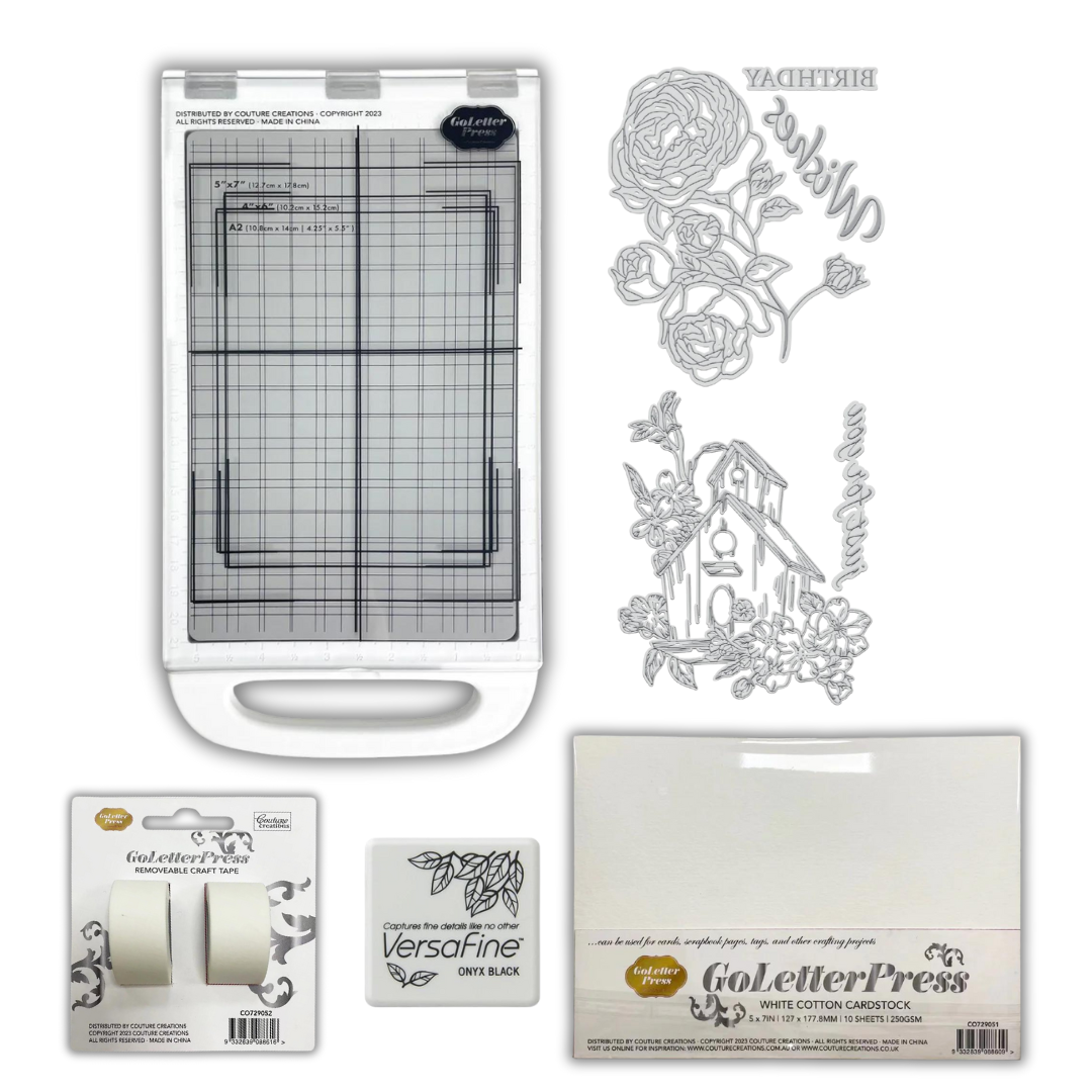 Lot Couture Creations GoLetterPress et tampons