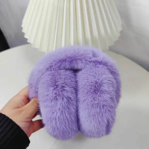 Girls' Winter Furry Fluffy Earmuffs